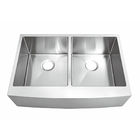 Polished Surface Apron Stainless Steel Kitchen Sink Undermount Installation