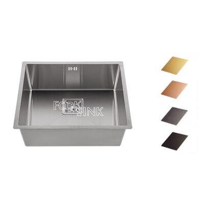Fabbrica Vendita Diretta Standard Dimensioni 304 Stainless Steel Workbench Lavabo Undermount Durable Lavabo da cucina di alta qualità Per appartamento Caffe Rv