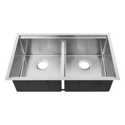 Rectangular Low Divide Sink Brushed Surface Pair With Various Decorating Styles