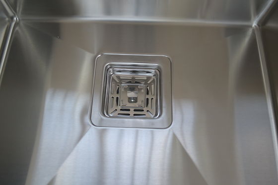 Durable Undermount Stainless Steel Kitchen Sink With Pretty Square Drain Hole